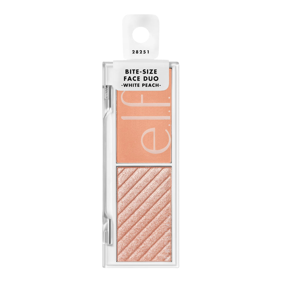Bite-Size Face Duo, White Peach