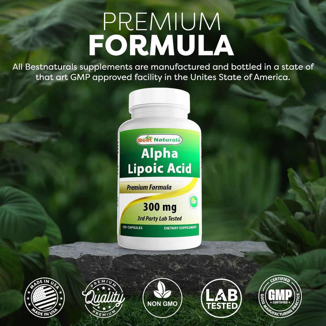 Alpha Lipoic Acid 300 mg 120 Capsules