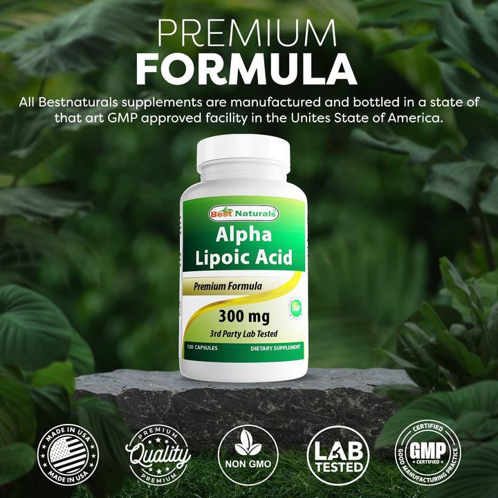 Alpha Lipoic Acid 300 mg 120 Capsules