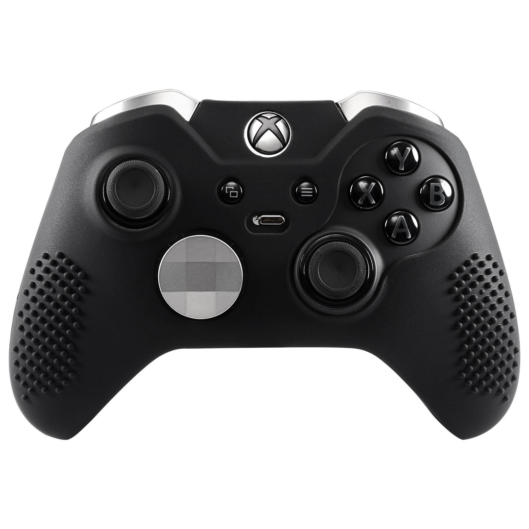 Soft Anti-Slip Silicone Controller Cover Skins Thumb Grips Caps Protective Case for Xbox One Elite - Black