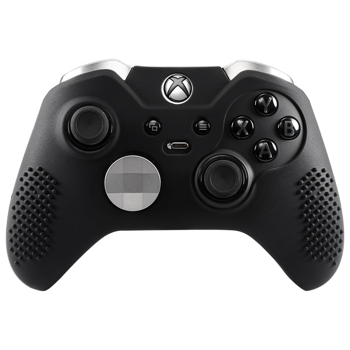 Soft Anti-Slip Silicone Controller Cover Skins Thumb Grips Caps Protective Case for Xbox One Elite - Black