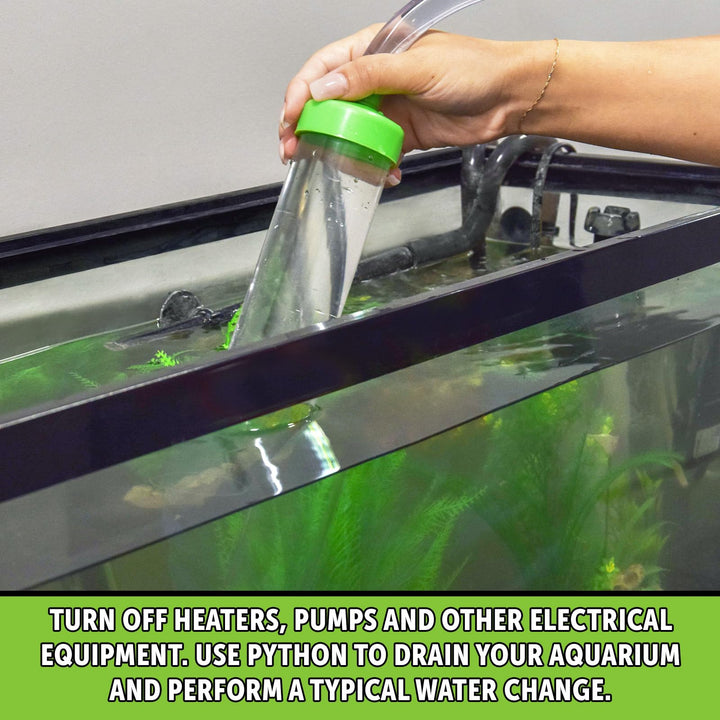 No Spill Clean and Fill Aquarium Maintenance System, Gravel Cleaner and Water Changer, 50 Foot