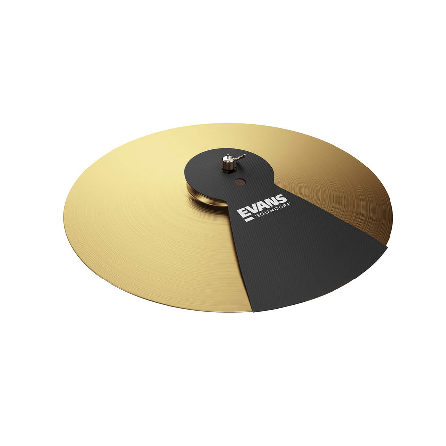 Soundoff Drum Mute Pads - Drum Pads for Acoustic Drum Sets - Drum Mutes Pack - For Crash Cymbals - Great for Silencing Drum Kits to Practice - Fits 16+18 Crash