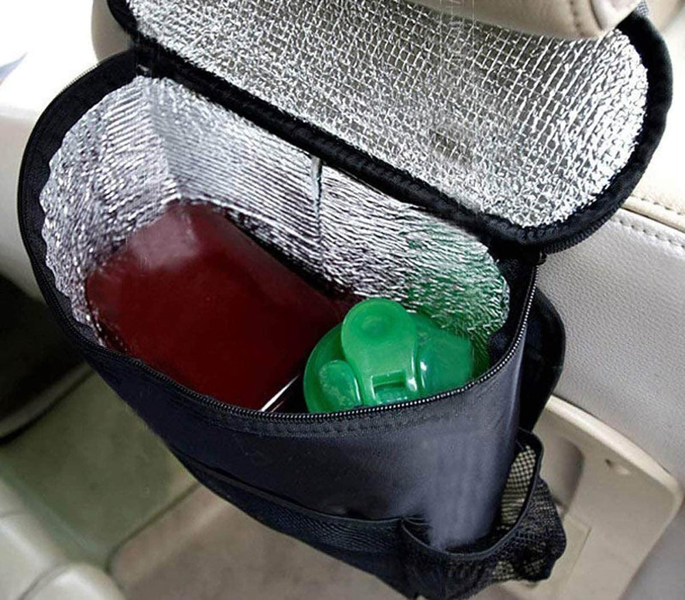 Standard Car Seat Back Organizer,Multi-Pocket Travel Storage Bag(Heat-Preservation),AK-002