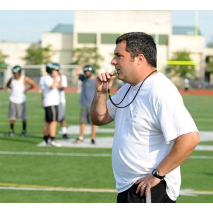 SCOA-001 Stainless Steel Whistle with Lanyard – Great for Coaches, Referees, and Officials by