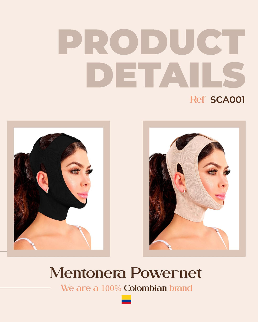 Shape Concept Chin Strap Support Band Neck Bandage Mentonera Post Quirurgica Face Lifting Slimmer Chin Lift Facial Compression