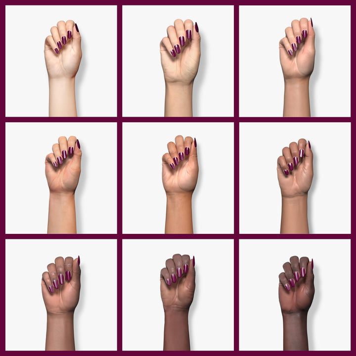 Revlon Nail Enamel, Chip Resistant Nail Polish, Glossy Shine Finish, in Plum/Berry, 274 Passionate, 0.5 oz