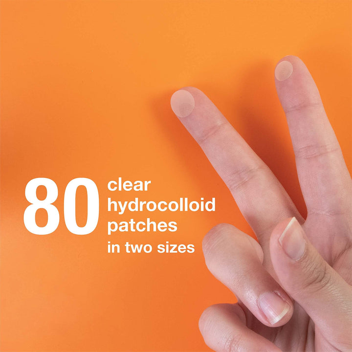 PM Overnight Spot Patches, Advanced Hydrocolloid Healing Technology, Fragrance Free, 80 Count