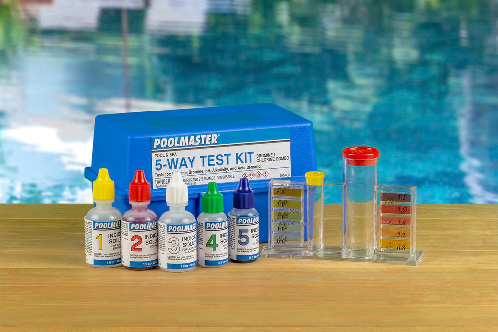 22260 Essential Collection Chemistry Set, 5-Way Swimming Pool and Spa Water Test Kit, Small, Multi