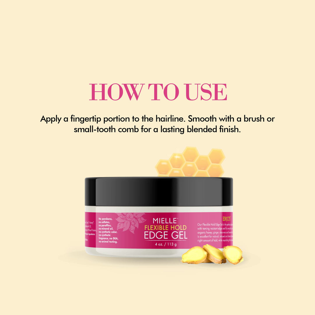 Honey & Ginger Flexible Hold Edge Gel, 4 Ounces