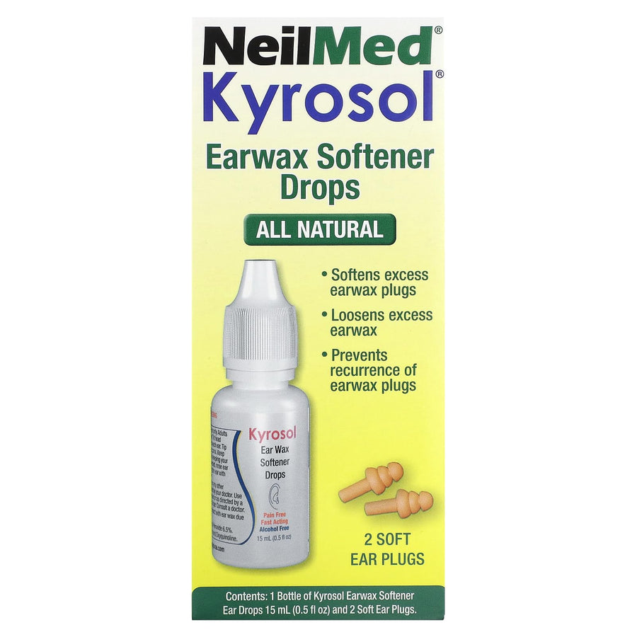 Kyrosol Ear Wax Removal Drops by Squip Products - 20 Ct Refill