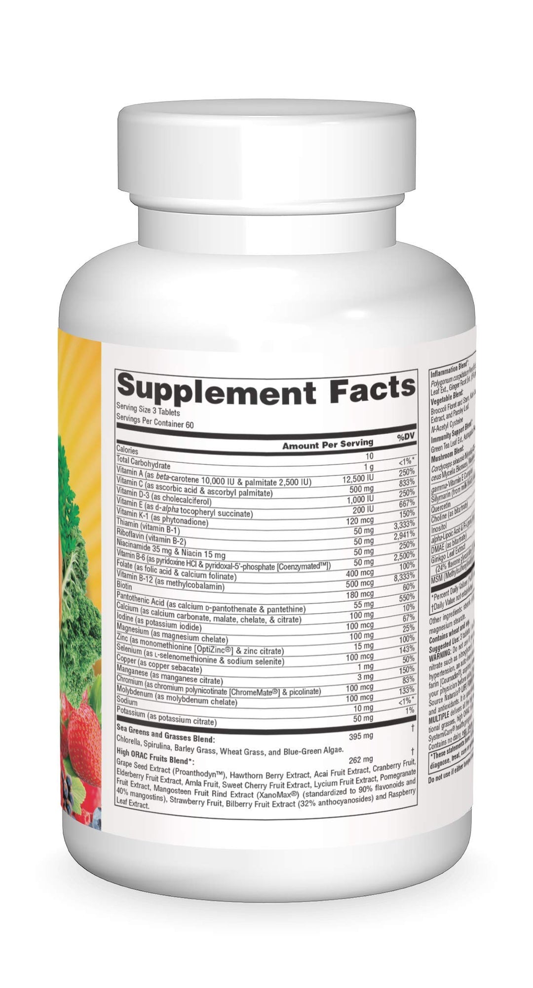 Life Force Green Multiple, Energy Activator with Superfoods* -180 Tablets