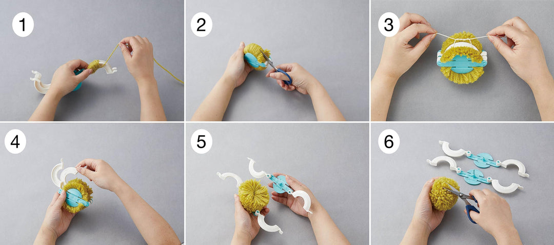 Set Pom Maker, Multiple 4 Count, 8.63 x 5 x 1.38