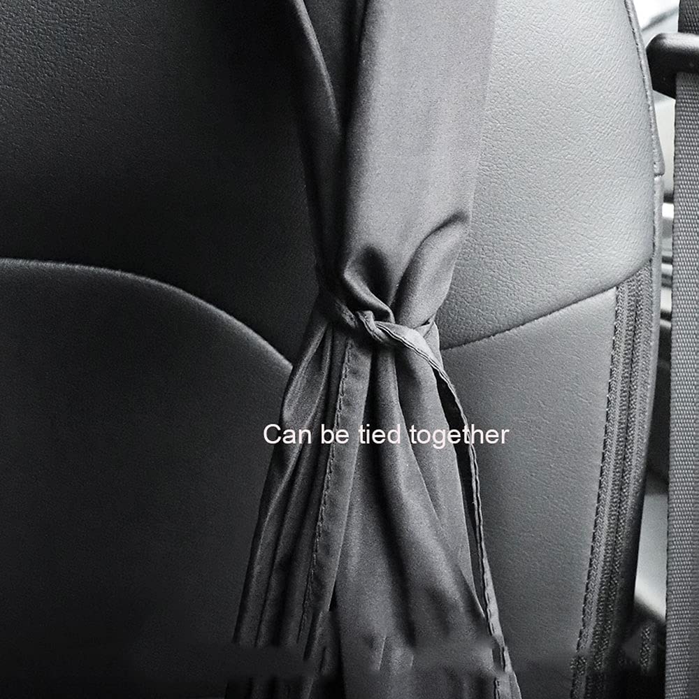 Car Divider Curtains Sun Shade-Privacy Travel Nap Night Car Camping Detachable Simple Curtain(Black)