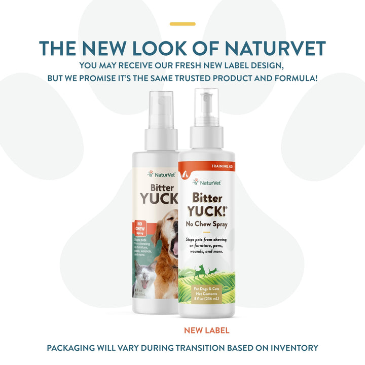 Bitter Yuck! No Chew Spray for Dogs, Cats, and Horses Pet Training Spray, Liquid, Made in The USA, 8 Ounce