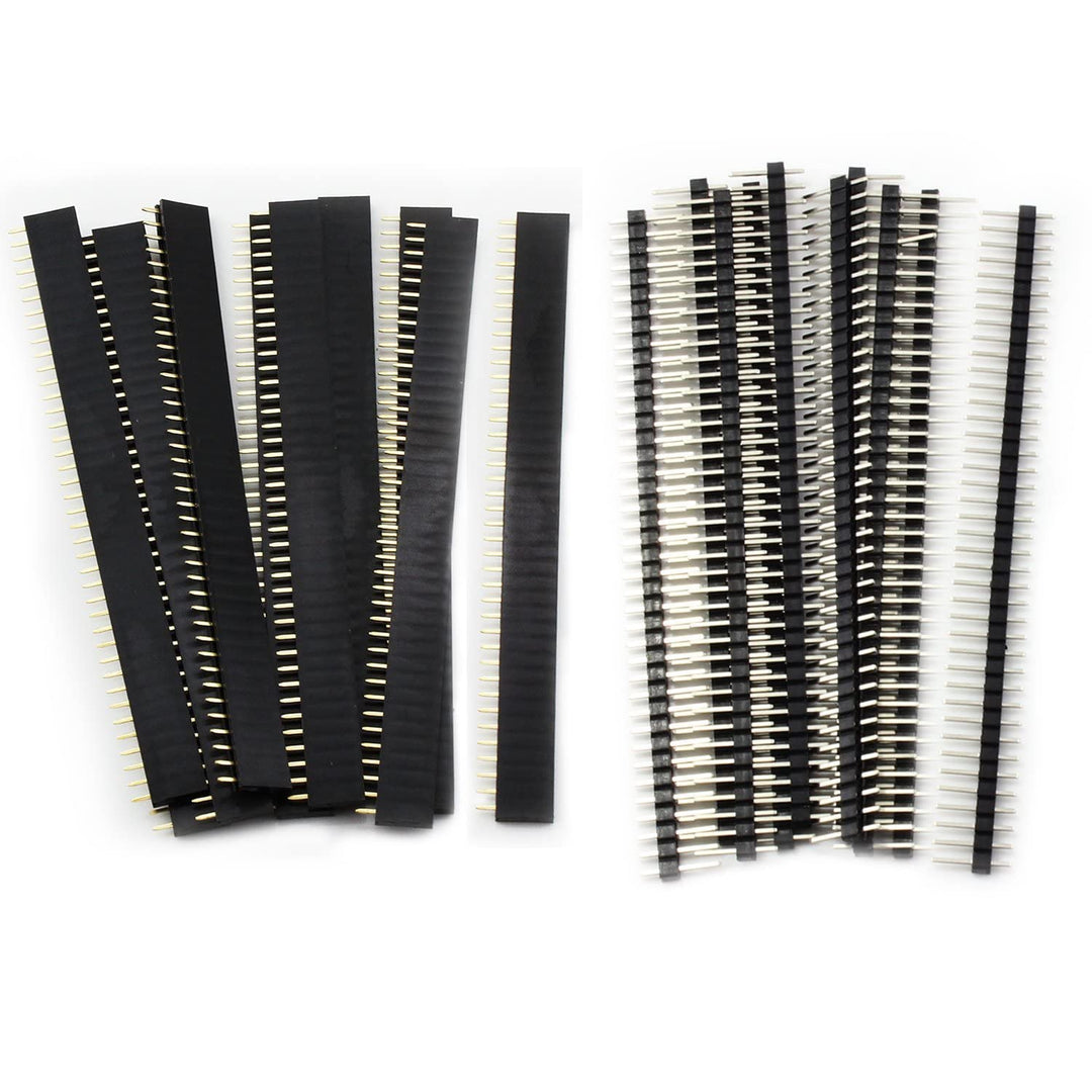 20PCS 2.54mm Breakaway PCB Board 40Pin Male and Female Header Connector for Arduino Shield