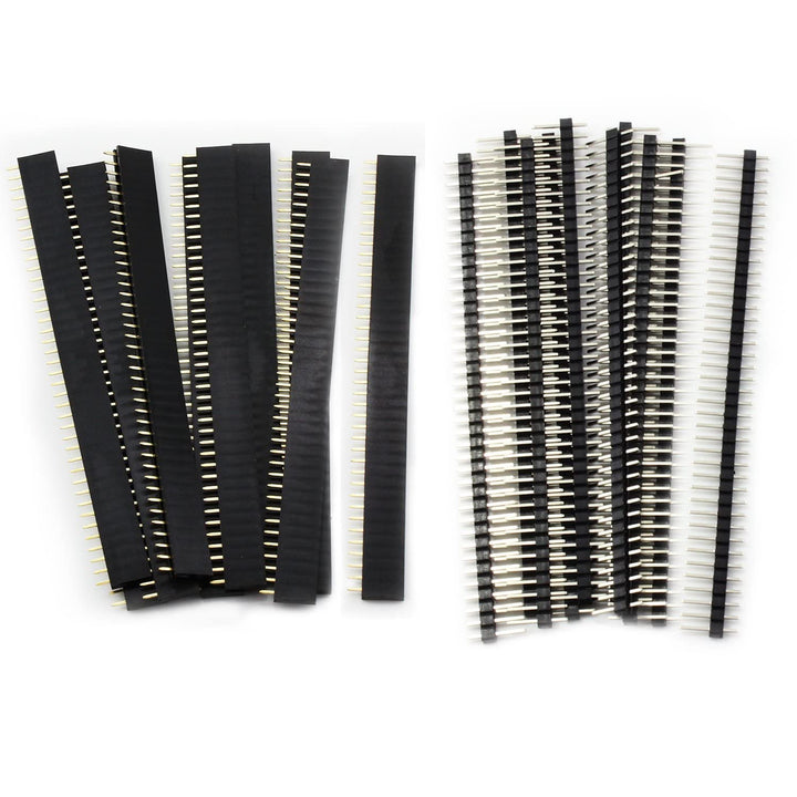 20PCS 2.54mm Breakaway PCB Board 40Pin Male and Female Header Connector for Arduino Shield