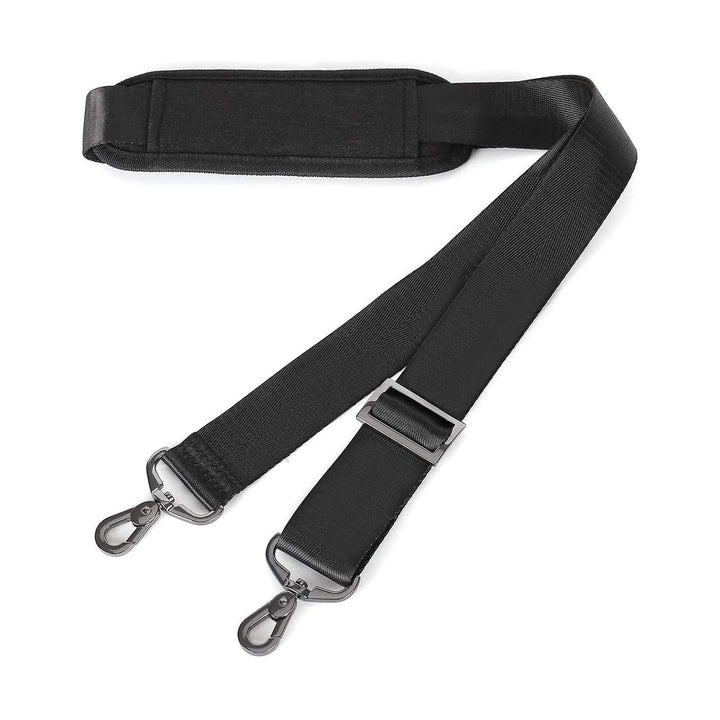 56 inch Shoulder Strap, Adjustable Thick Soft Universal Replacement Non-Slip Fit Padded with Metal Swivel Hooks for Laptop Shoulder Bag/Laptop Messenger Bag/Crossbody Bag, Black