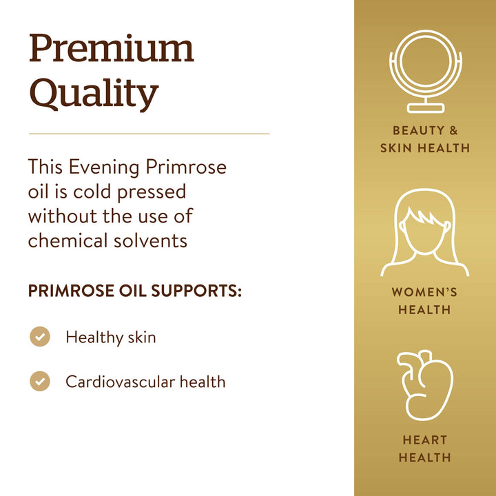 Solgar, Evening Primrose Oil, 1300 mg, 60 Softgels