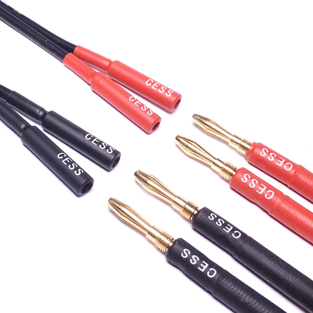 CESS-142x4 Banana Plug Splitter 2-in 1-Out (4-Pack)