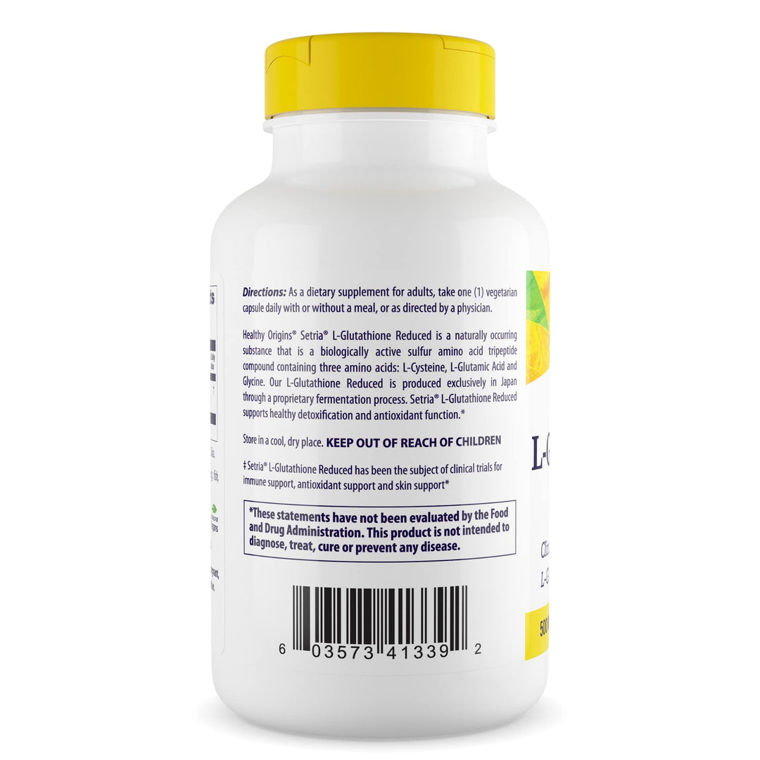 L-Glutathione Natural 500 MG Reduced, 150 Count