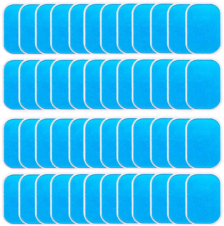 50 Pcs/25 Packs Pads Abs Trainer Replacement Gel Sheet for Abdominal Muscle Trainer, Accessory for Ab Workout Toning Belt.