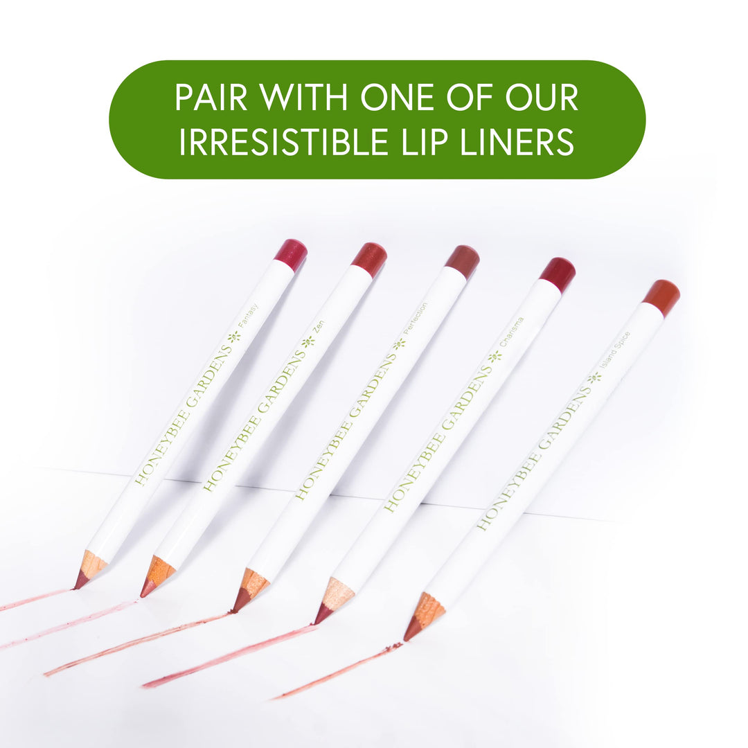 Truly Natural Long Lasting Lipstick, Bermuda, Matte Medium Coral Pink, Naturally Hydrating & Nourishing, Vegan, Gluten-Free & Cruelty-Free, 0.13 oz / 3.8 g