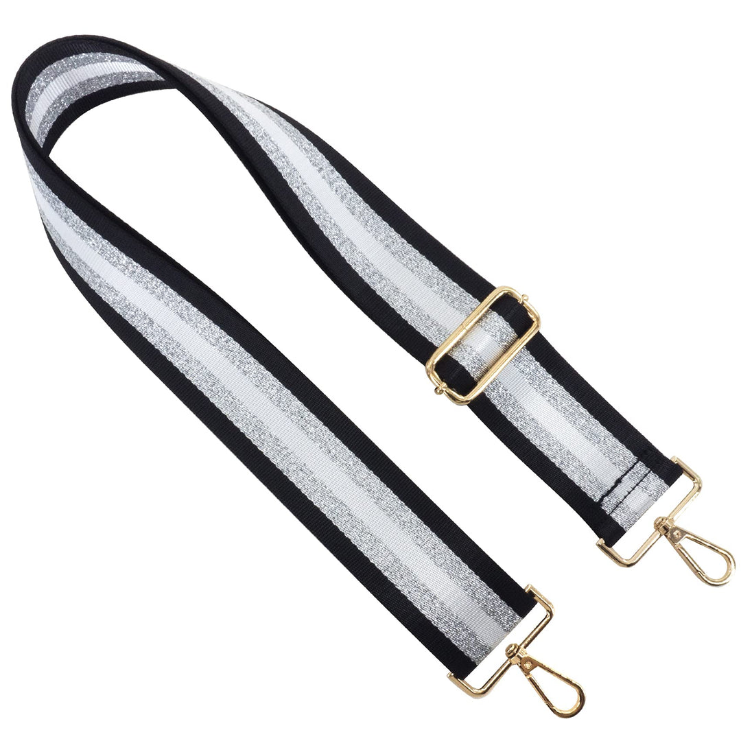 Adjustable Purse Strap Replacement Crossbody Shoulder Strap for Handbag Laptop Bag Etc - Yellow Blue Flower