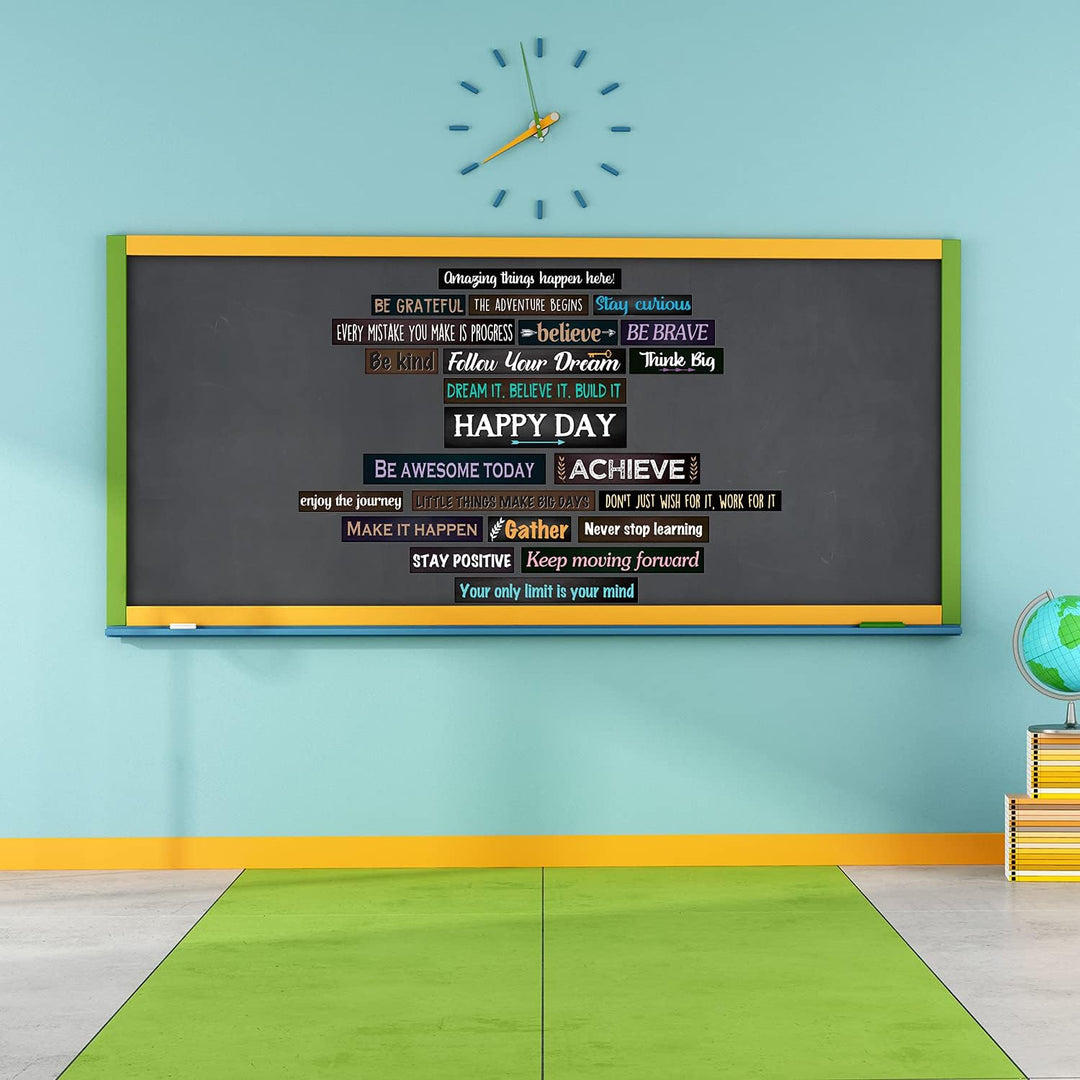 23 Pieces Inspirational Bulletin Board Decorations Motivational Banners for Classroom Laminated Quote Positive Affirmation Motivational Banners with Welcome Sign for Wall Teachers Students(Farmhouse)