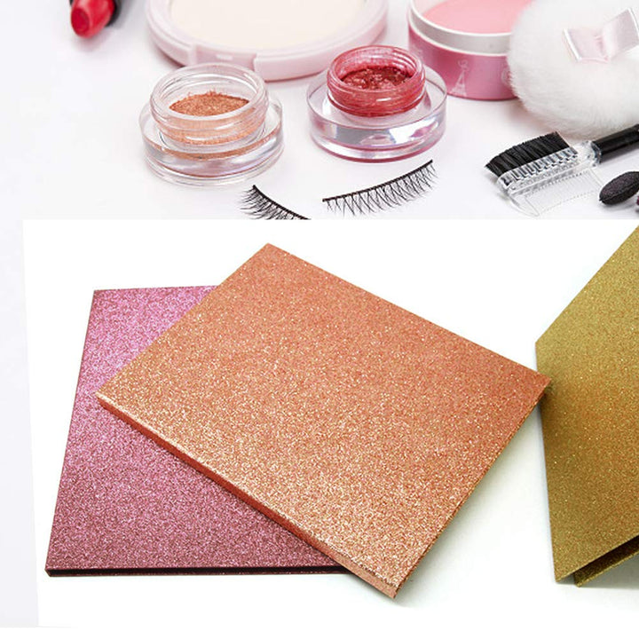 Eyelash Book to Keep 16 Pairs Eyelash, Portable Travel Lash Box, Eyelash Case, 3D Eyelash Storage Book Eyelashes Sample Catalog Display Card (Rose Gold)