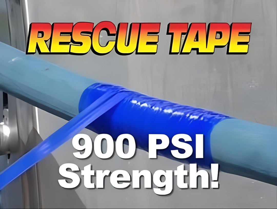 Rescue Tape, Self-Fusing Silicone Tape, Emergency Plumbing Pipe & Radiator Hose Repair, Electrical Insulation, Military Std, 1 x12', Black