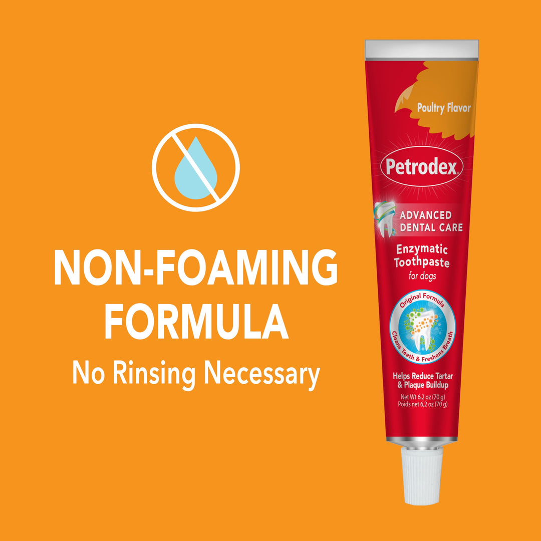 Toothpaste for Dogs and Puppies, Cleans Teeth and Fights Bad Breath, Reduces Plaque and Tartar Formation, Enzymatic Toothpaste, Peanut Flavor, 2.5oz