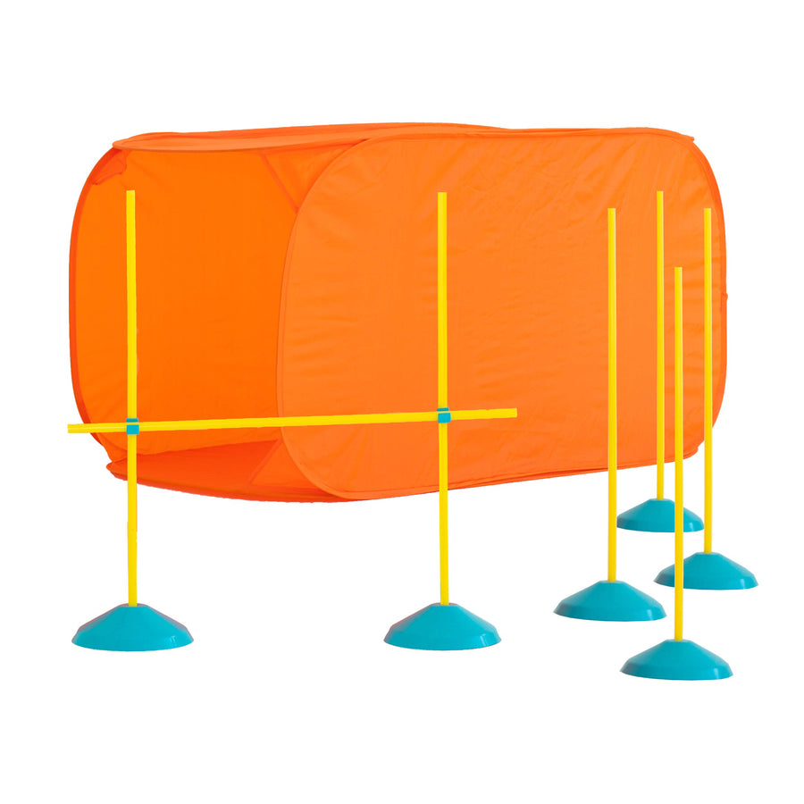 Zip & Zoom Indoor Dog Agility Training Kit for Dogs