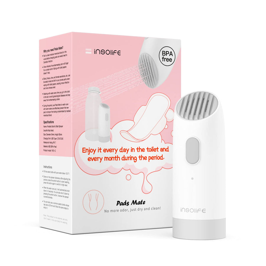 Peri Bottle Portable Bidet for Women Postpartum, Insolife Feminine Care, Handheld Bidet Sprayer Toilet for Menstruation Perineal Recovery and Cleansing