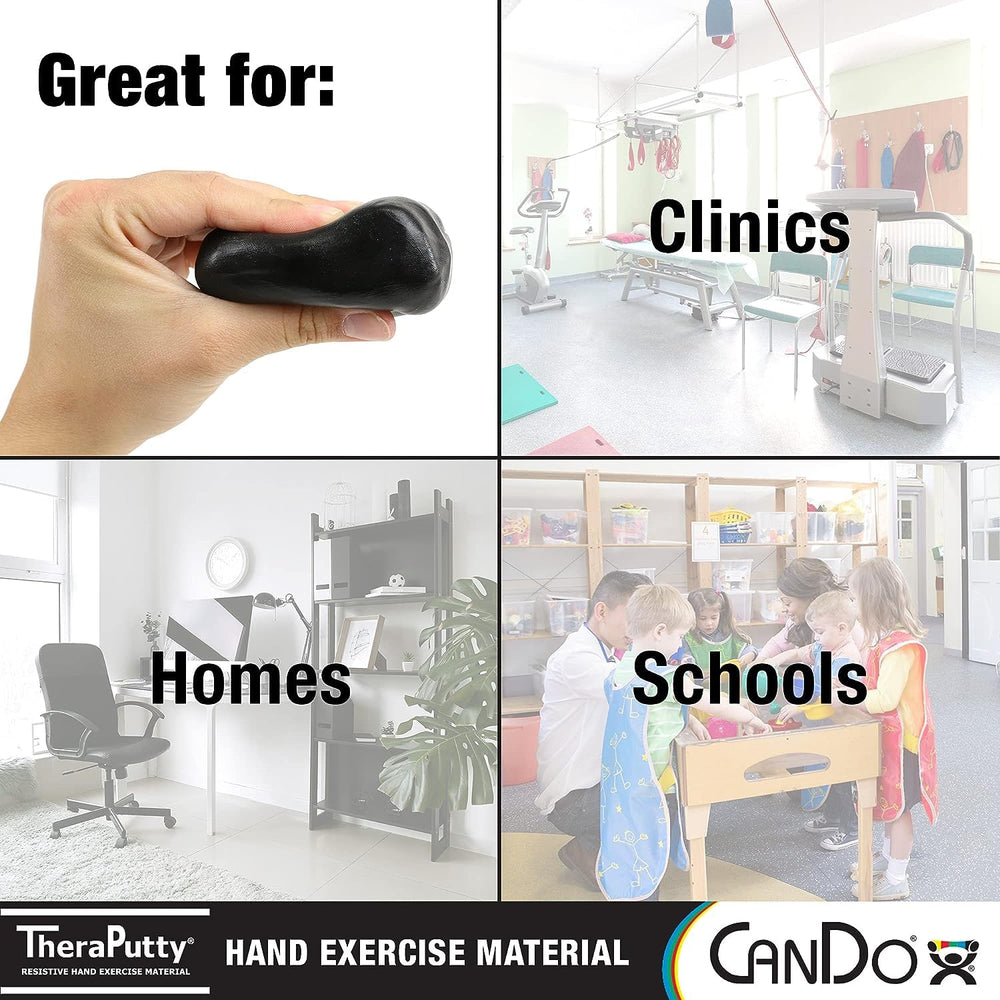 TheraPutty Standard Hand Exercise Putty For Rehabilitation, Exercises, Hand Therapy, Occupational Therapy, Hand Strengthening, Improve Motor Skills, Stress Relief