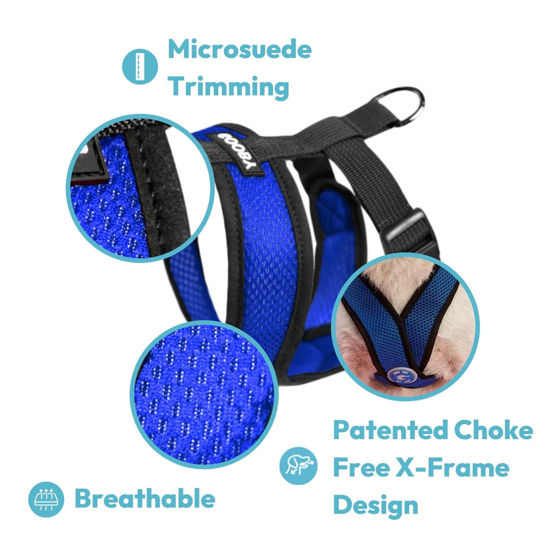 Comfort X Head in Harness - Pink, Small Harness Patented Choke-Free X Frame - Perfect on The Go Harness for Medium Dogs No Pull or Small Dogs for Indoor and Outdoor Use