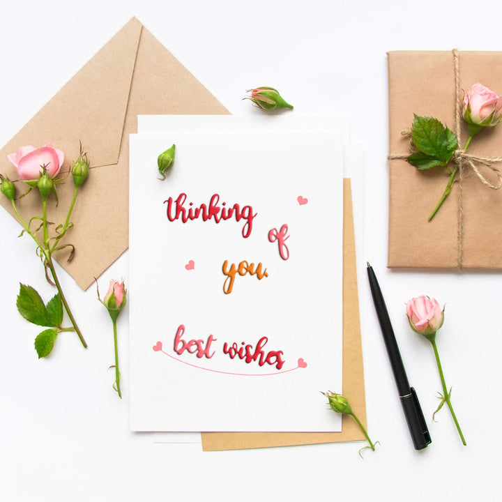 16 Pieces Blessing Cutting Dies Word Dies for Card Making Celebration Cutting Dies Embossing Script Die Stencils for DIY Scrapbook Card Making Decoration(Charming Style)
