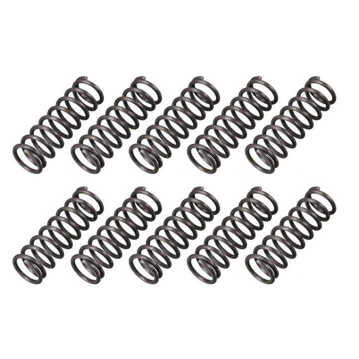Compression Spring - 1.2mm Wire Dia, 10mm OD, 30mm Free Length Spring Steel Extension Spring,Black,10Pcs
