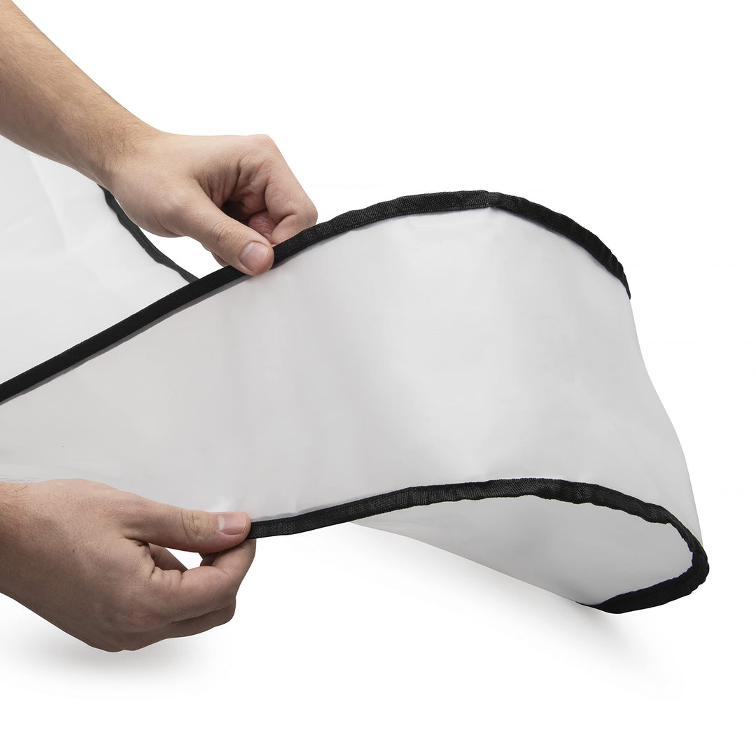 Guitar Dust Cover - 47 Inch Clear Protector - with Pouch, Cleaning Cloth and Pick Holder