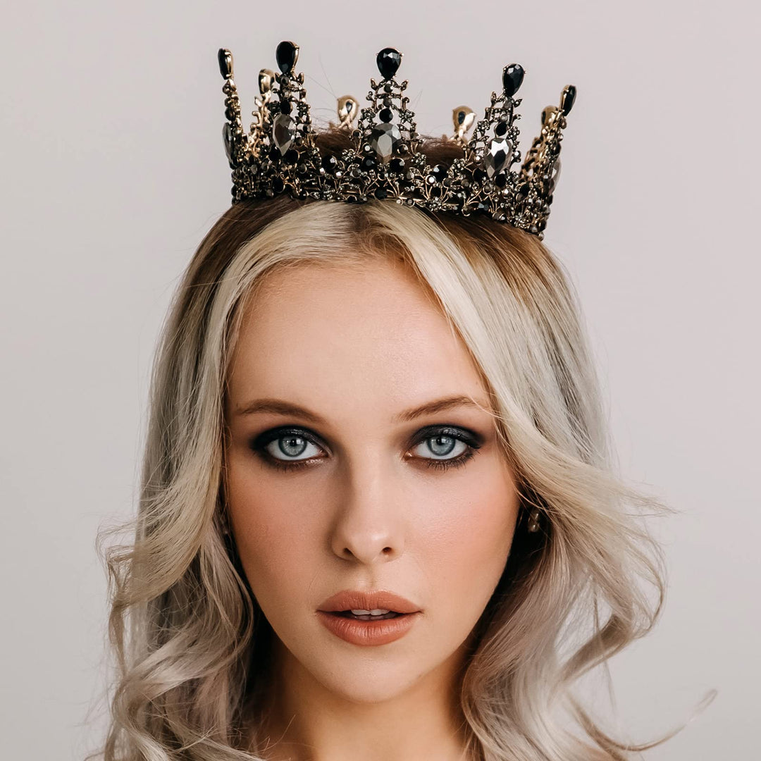Tiaras and Crowns for Women, Princess Tiara Queen Crown Headband for Party Prom Quinceanera Crown Wedding Hair Accessories for Bride, Silver