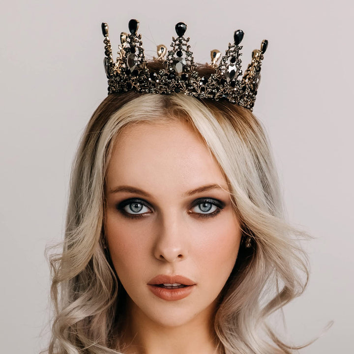 Tiaras and Crowns for Women, Princess Tiara Queen Crown Headband for Party Prom Quinceanera Crown Wedding Hair Accessories for Bride, Silver