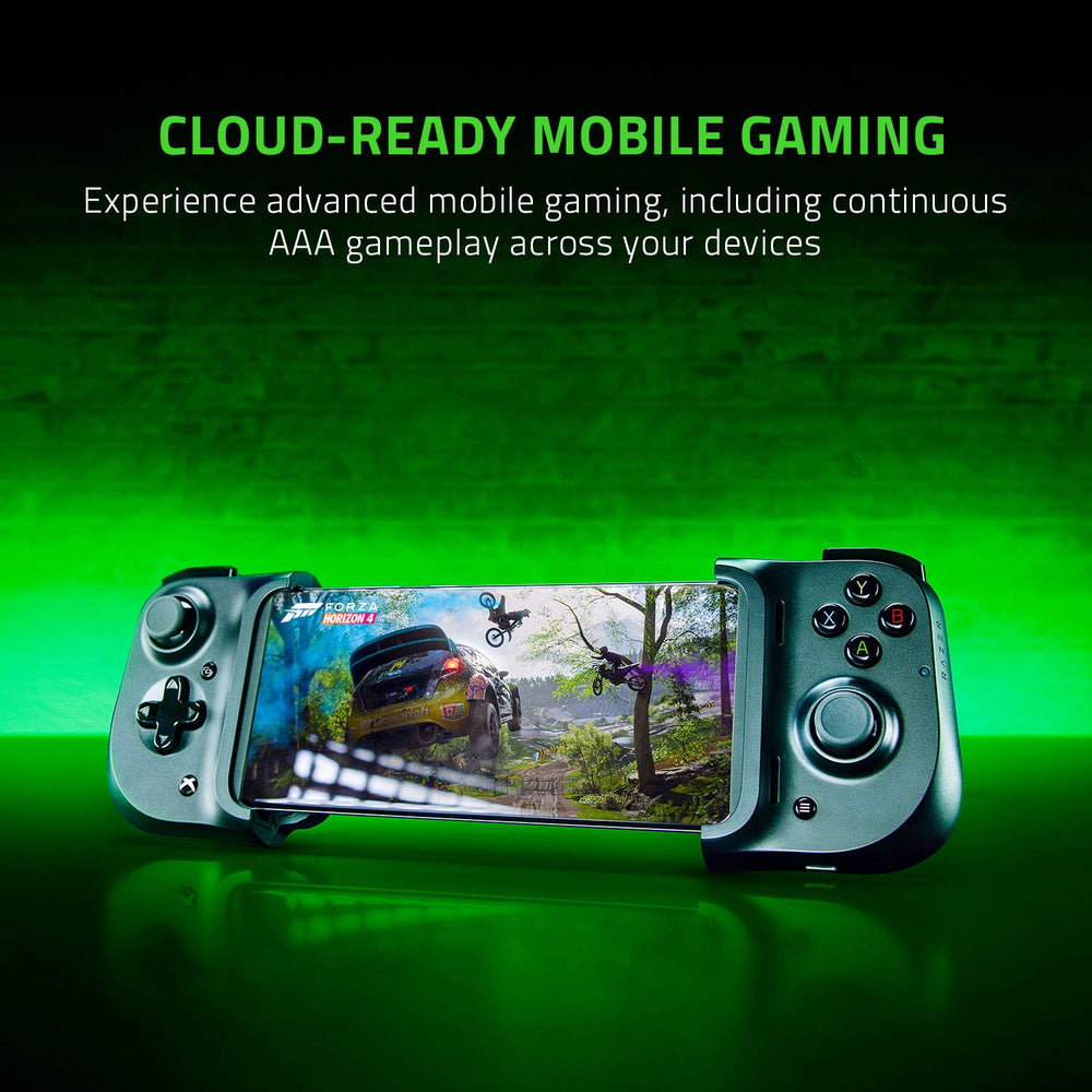 Kishi Mobile Game Controller / Gamepad for Xbox Android USB-C: Game Pass Ultimate, xCloud, Cloud Gaming - Passthrough Charging - Low Latency Phone Controller Grip - Samsung, Pixel, & more