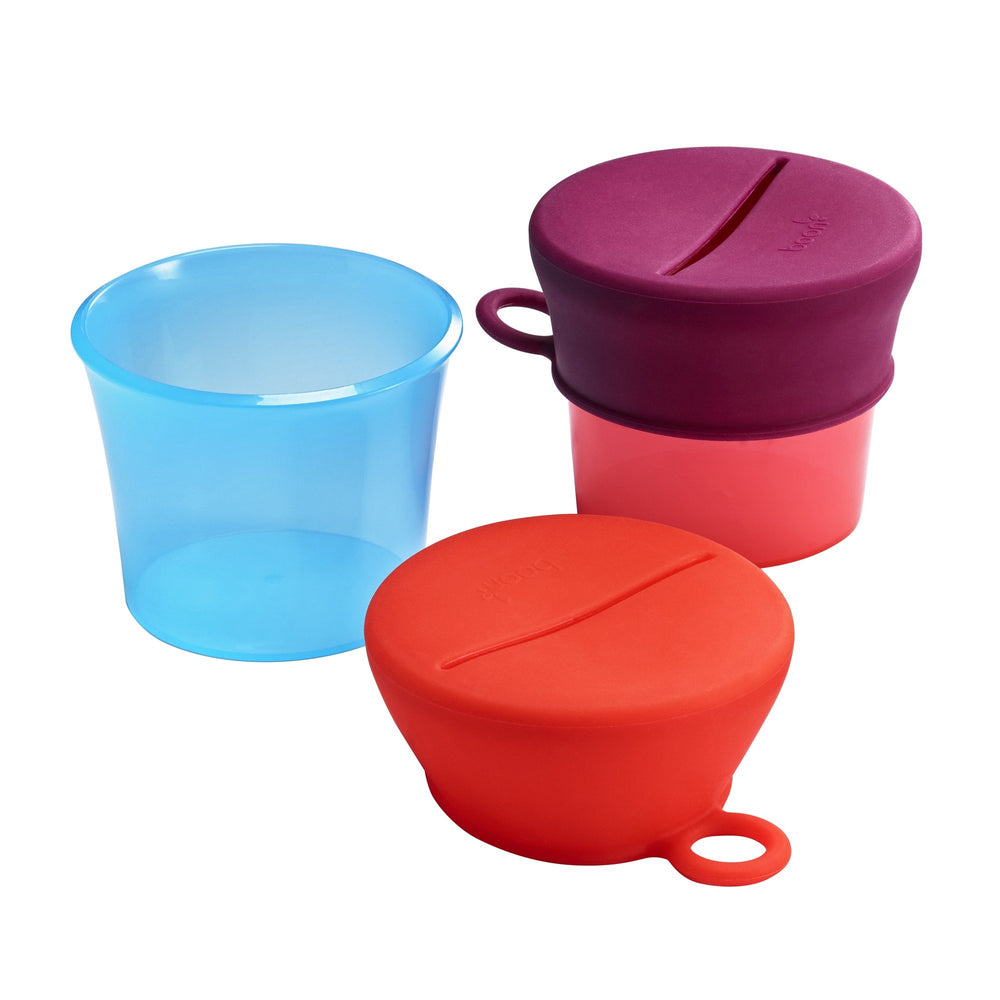 SNUG Lid with Snack Cups, Pink