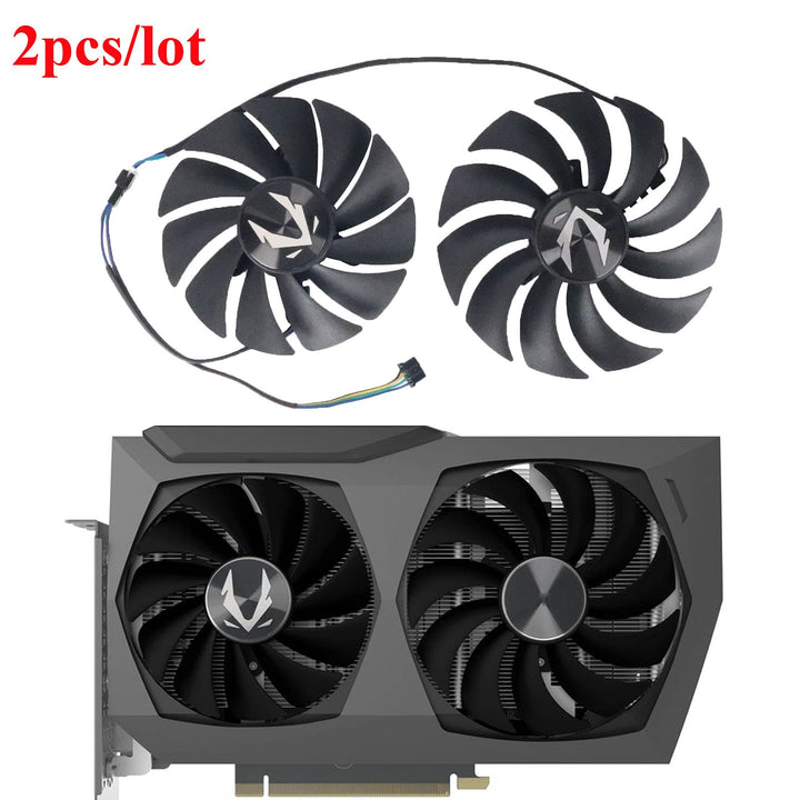 88mm GA92S2U 100mm GAA8S2U RTX3070Ti RTX3070 Ti GPU Cooler for Zotac Gaming RTX 3070 Twin Edge Graphics Card Cooling Fan (Fan-B)