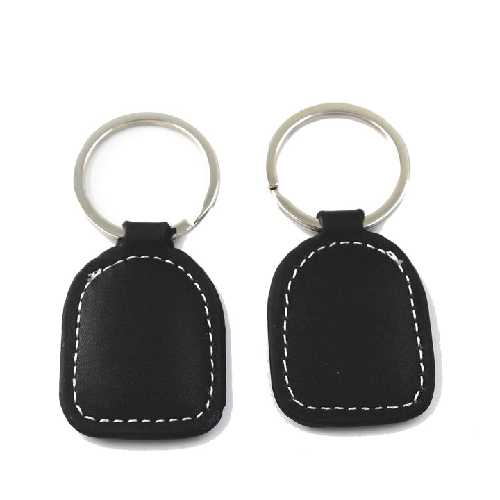 T5577 T5557 T5567 EM4305 Rewritable Leather Access Control LF Key Ring Tag Keychains Keyfob for Copy Duplicate Door Access ID Card (2pcs)
