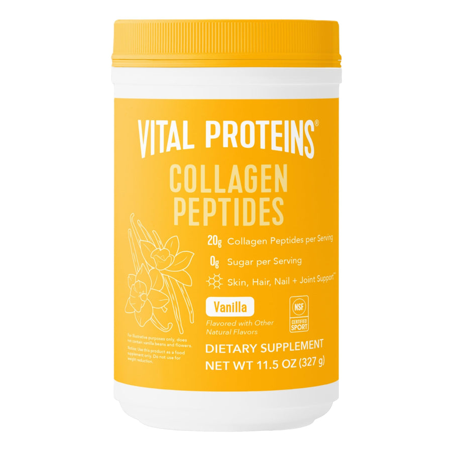 Collagen Peptides Powder Vanilla - Supports Hair, Skin, Nails, Bones, Joints, Powder for Women