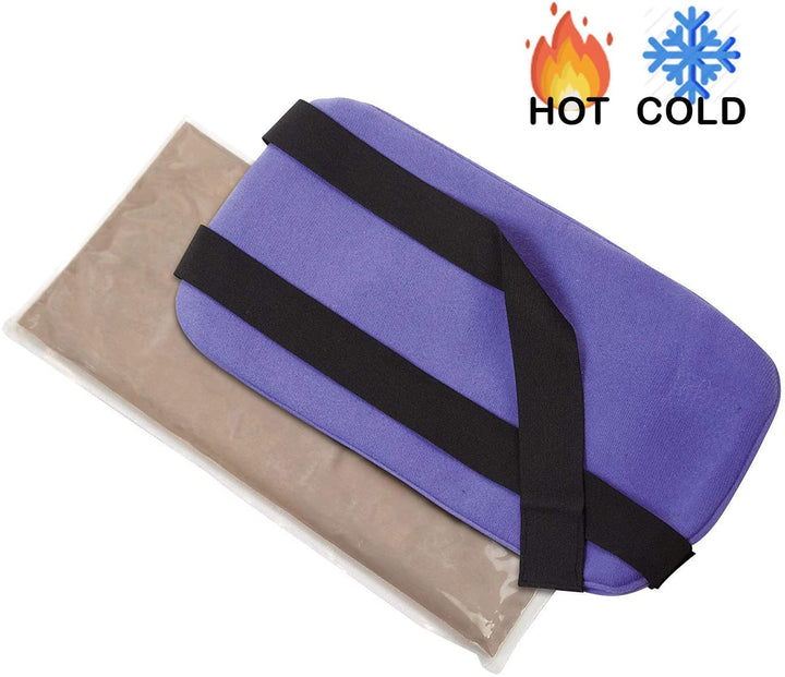ThermiPaq Reusable Hot Cold Pack Ice Pack for Injuries - Shoulder, Elbow, Ankles, Back and Knee Ice Pack, Large, 9.5 inches x 16 inches