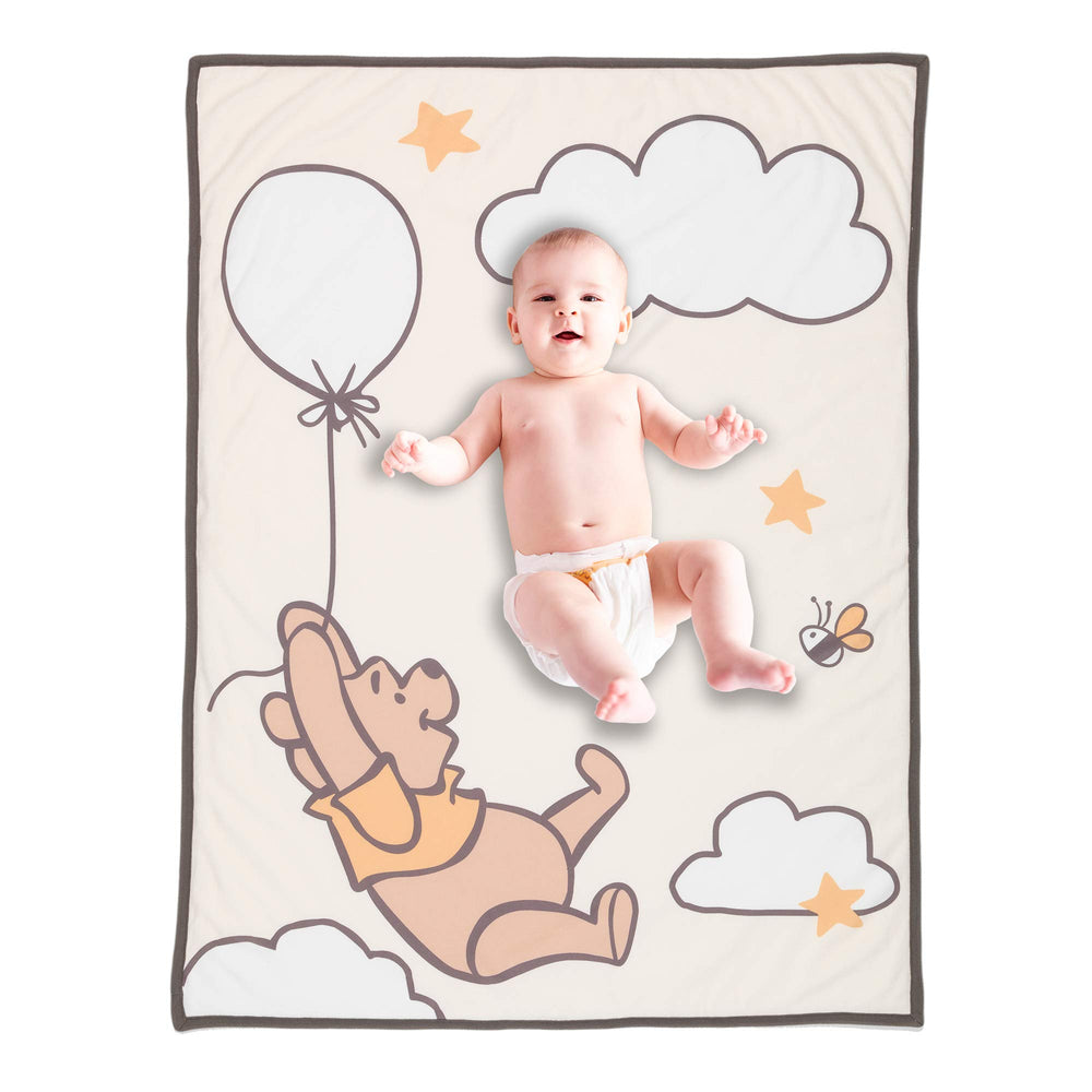 Disney Baby Winnie The Pooh Picture Perfect Sherpa Baby Blanket