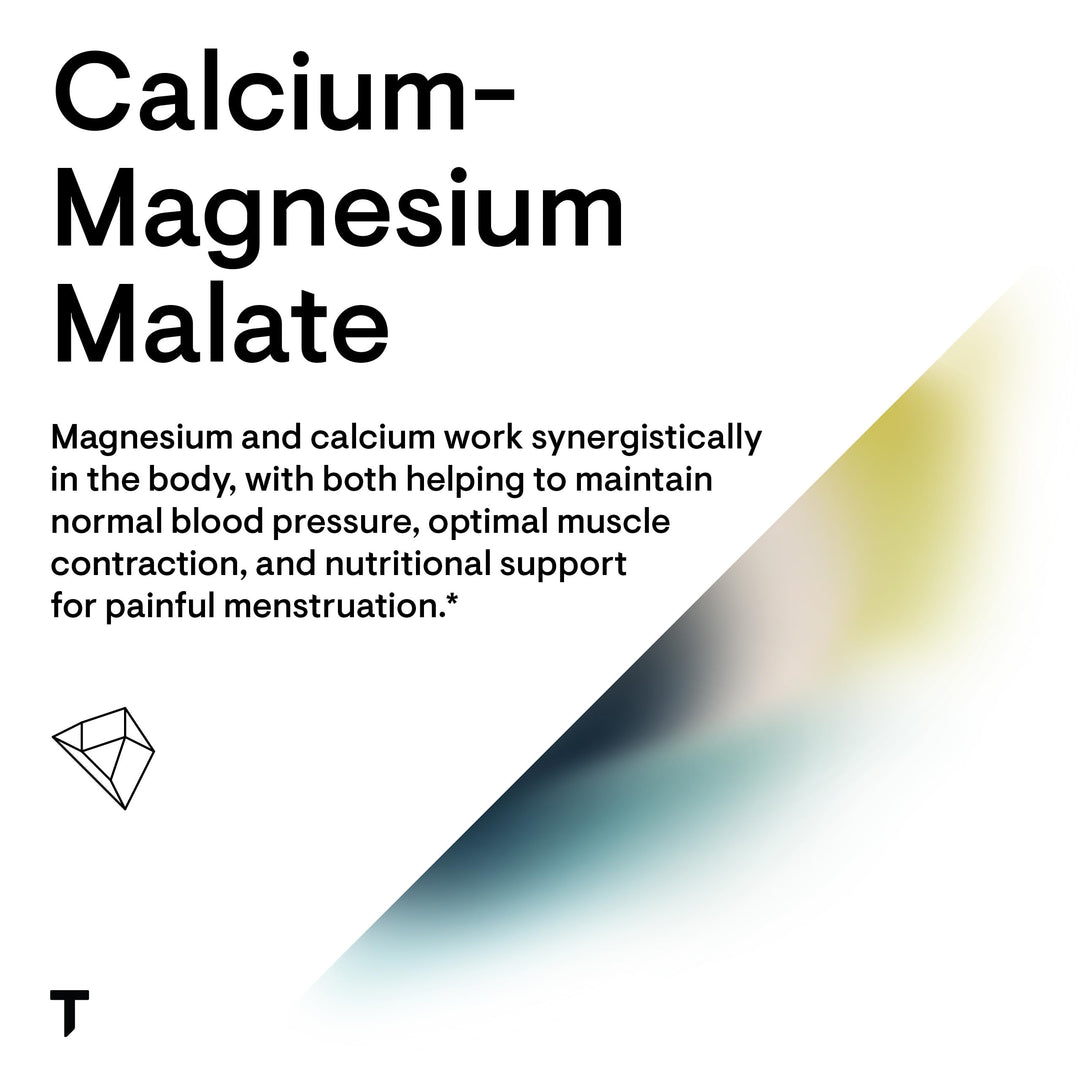 Calcium-Magnesium Malate - Gluten-Free Supplement with Magnesium & Calcium Supports Bone Health & Muscle Fatigue* - 240 Capsules