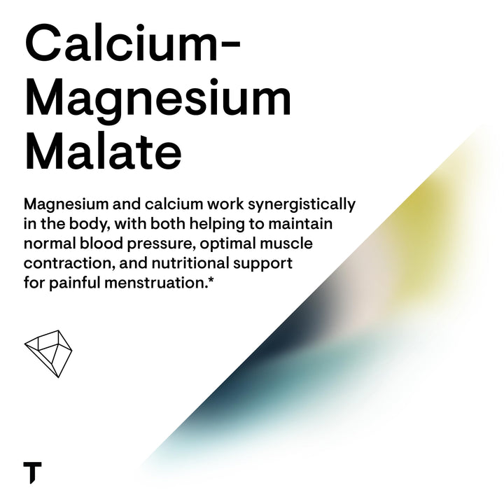 Calcium-Magnesium Malate - Gluten-Free Supplement with Magnesium & Calcium Supports Bone Health & Muscle Fatigue* - 240 Capsules